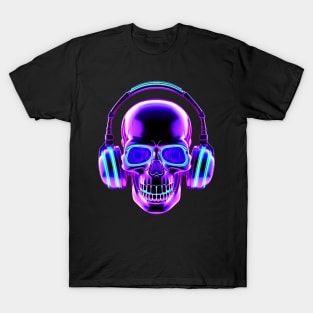 Neon Purple Gothic Grins T-Shirt